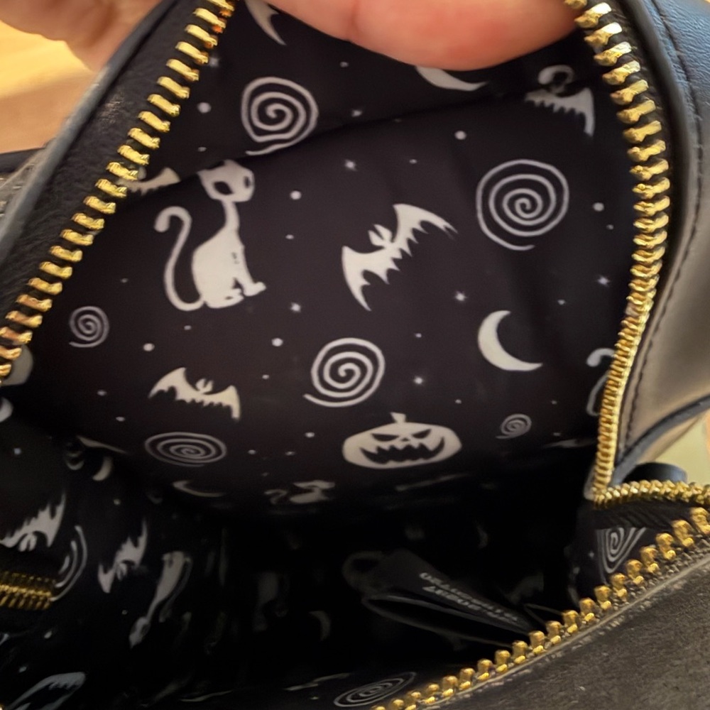 Loungefly Rare Nightmare Before Christmas Tarot Card Crossbody Purse - Picture 6 of 12